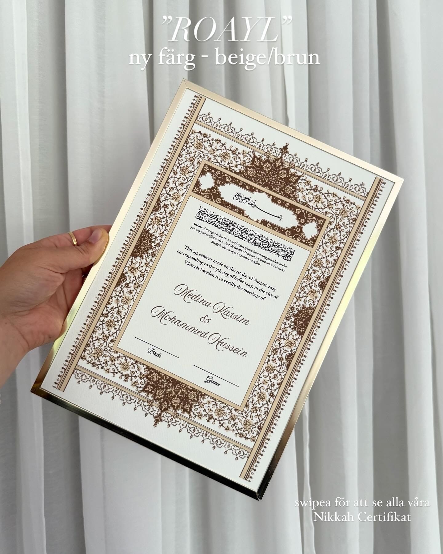 Nikkah-certifikat